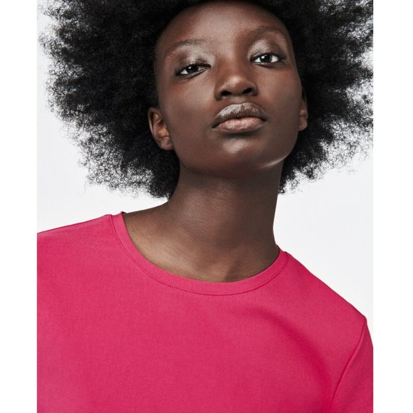 NWT ZARA VOLUMINOUS  DRESS Pink Oversize  5580/462 Pink - Picture 5 of 10